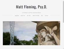 Tablet Screenshot of drmattfleming.com